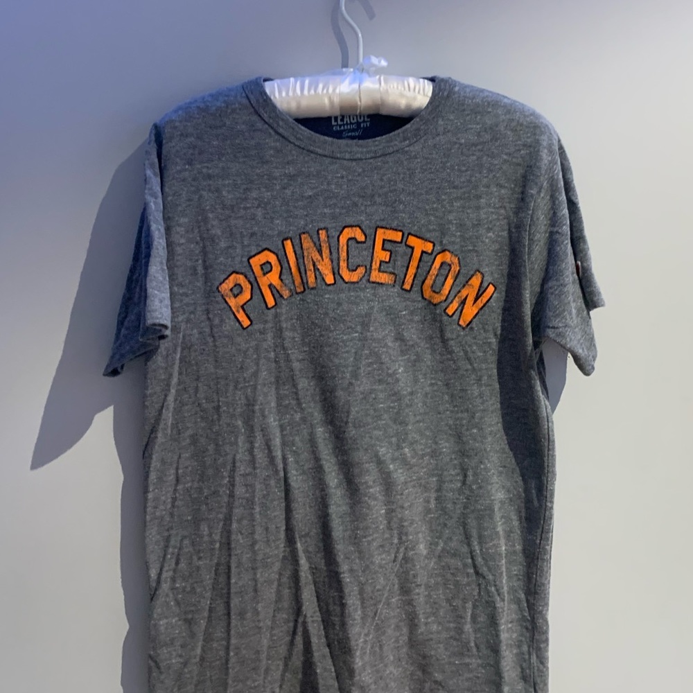 Princeton University soft cotton gray tee